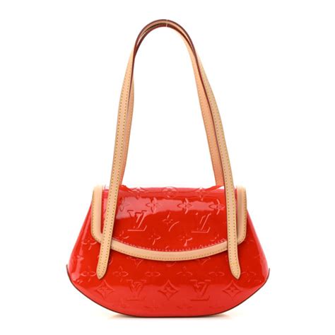 Louis Vuitton Vernis Biscayne Bay PM Rouge 